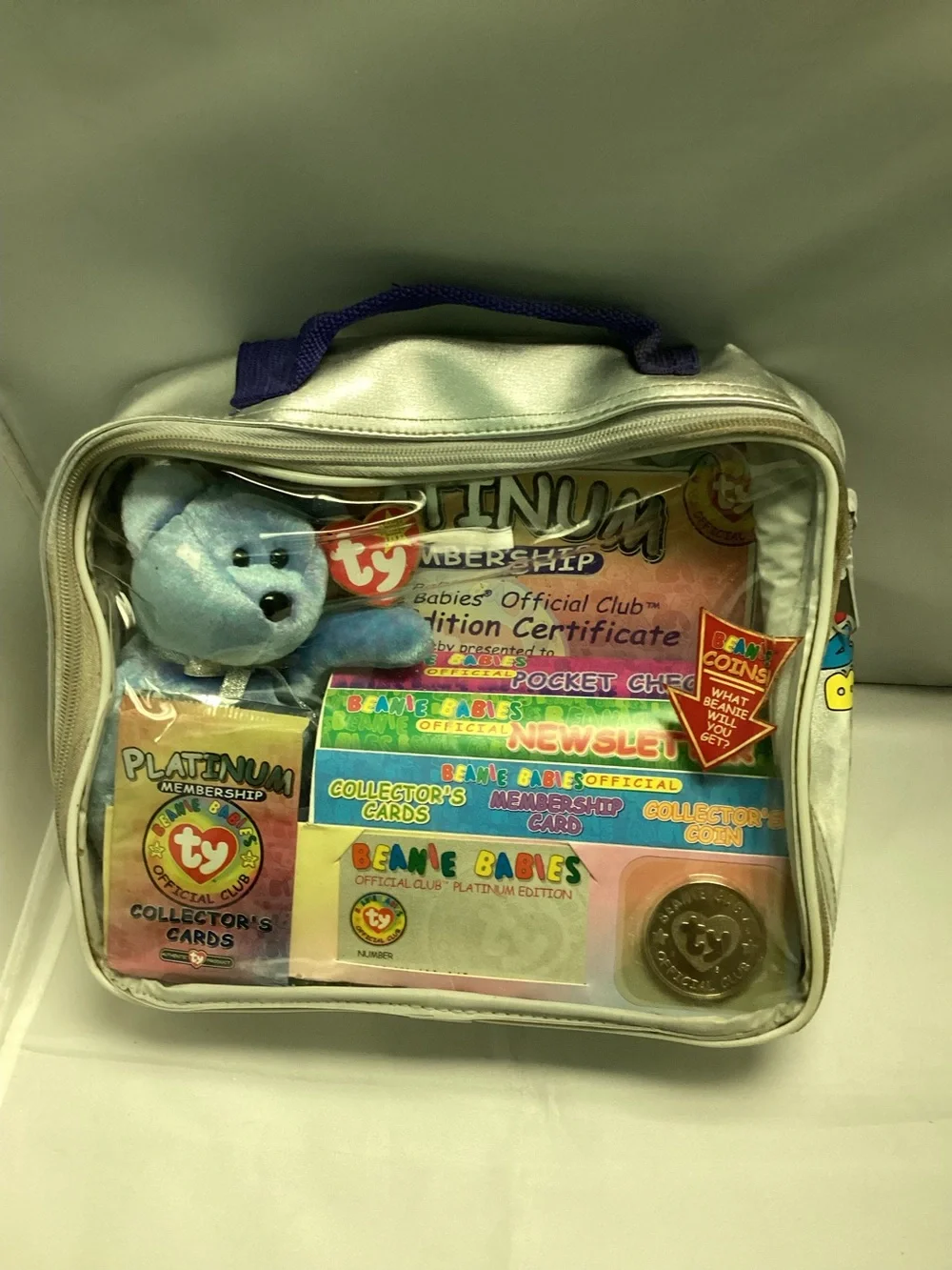 SEALED 1999 TY BEANIE BABY Platinum Edition II Official Club Membership Kit New